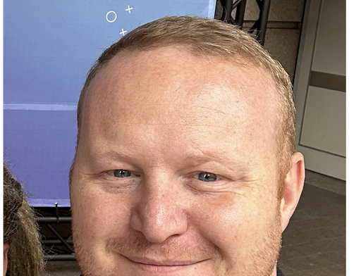 Steve is a white male in his 30s with short gingery-blond hair