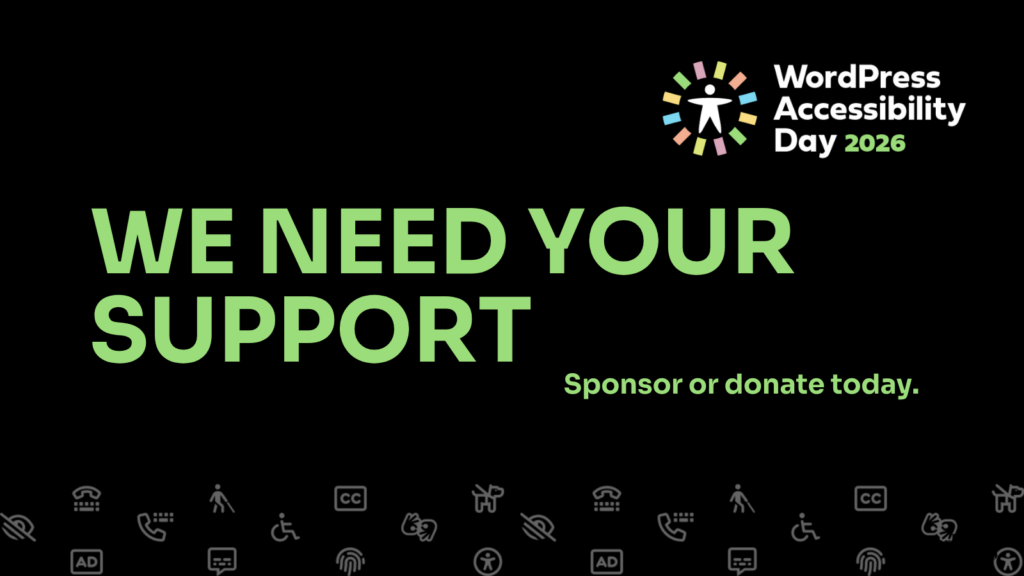 We need your support, please sponsor or donate.